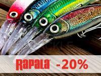 Mega Discount -20% on Rapala, Fishup and DAM! New Westin Jerkbaits
