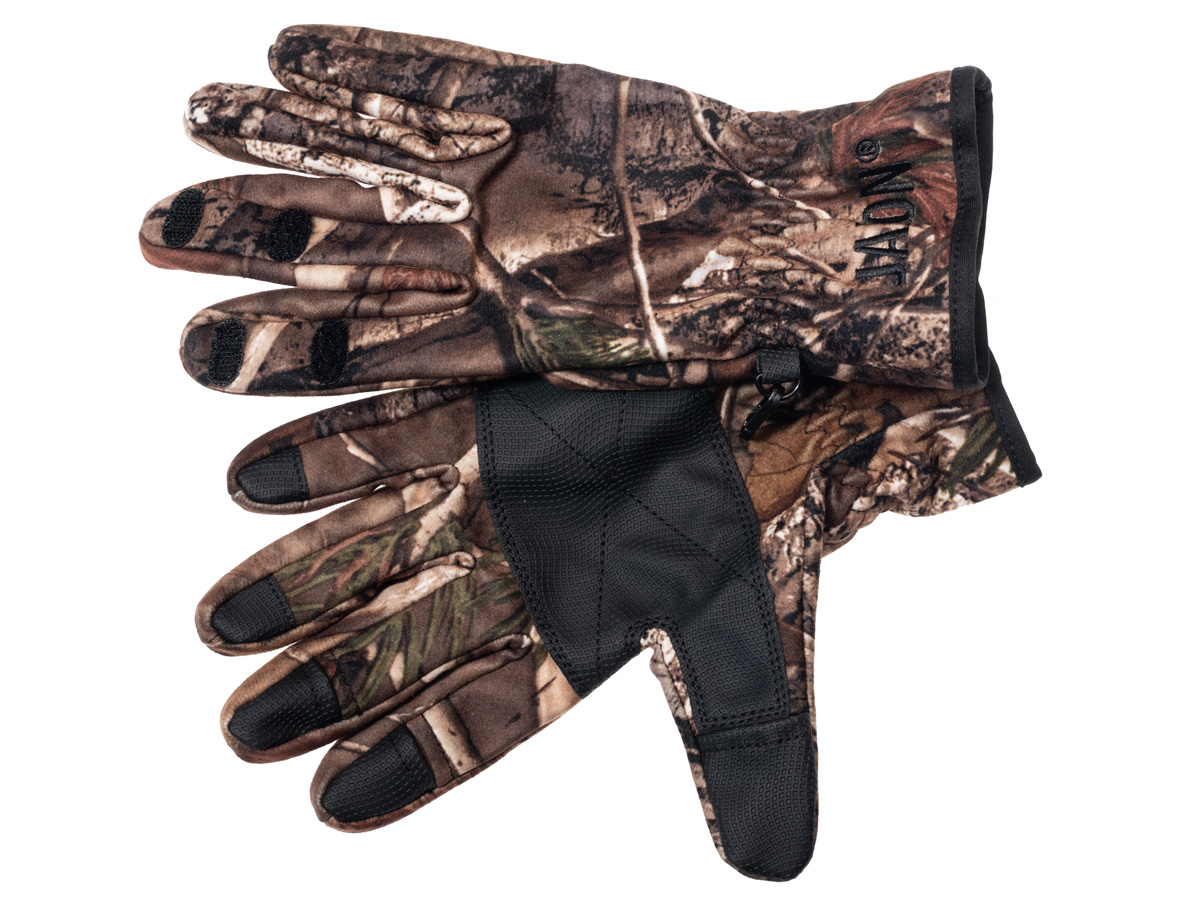 camo cotton jersey gloves