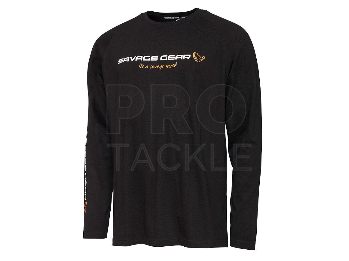 Savage Gear Signature Logo Long Sleeve T-Shirt - T-shirts and