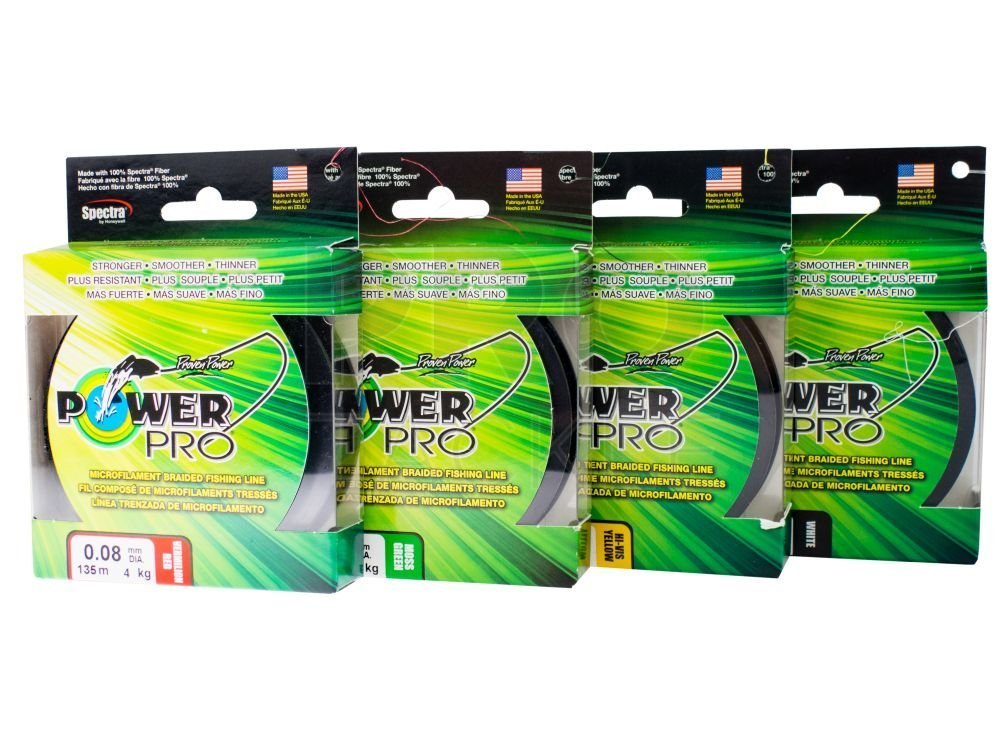 Power Pro Braided Beading Thread, White or Moss Green Fishing Line