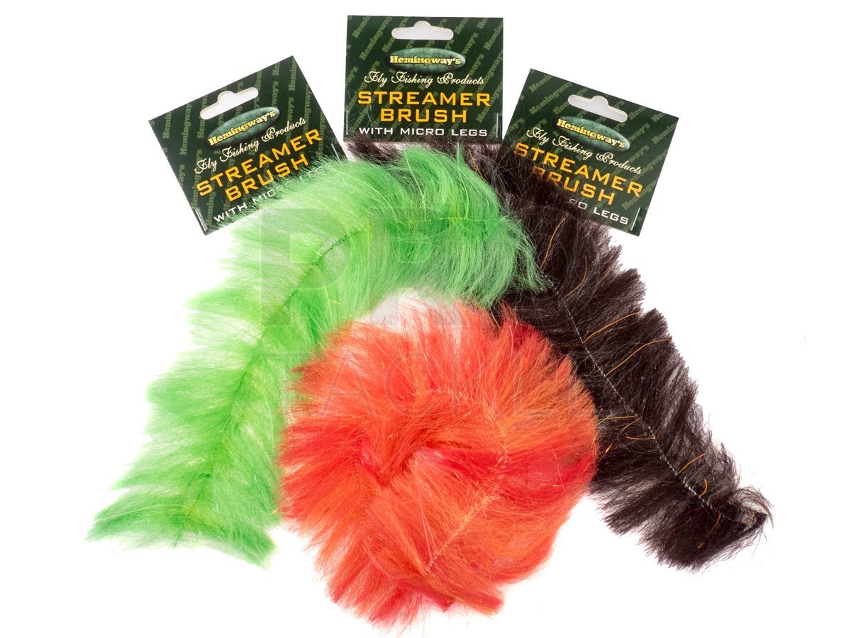 Hemingway's Streamer Brush With Micro Legs - Fly tying materials - chenille  - PROTACKLESHOP