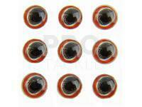 3D fishing lure eyes 4mm - Red