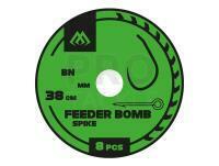 Mikado Feeder Bomb X-TRA STRONG Rigs 38cm - spike - 0.20mm - #10