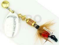 Spinner Mepps Aglia Mouche Silver / Red #2 4.6g