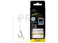 Mikado Method Feeder Rigs Braid Barbless MF13 with bait band 10cm - #6