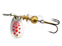 Spinner Mepps Comet Decorees #0 2g - Silver/Red Dots