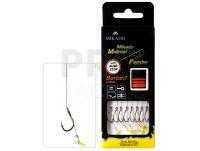 Mikado Method Feeder Rigs Braid Chinu with Push Stop 10cm - #10