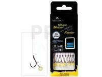 Mikado Method Feeder Rigs Braid Chinu with bait band 10cm - #8