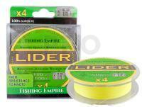 Braided Line Fishing Empire Lider X4 100m fluo yellow - 0.10mm