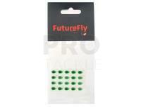 Future Fly 3D Epoxy Eyes Teardrop 7mm - FL. Green