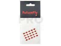 Future Fly 3D Epoxy Eyes Teardrop 7mm - FL. Red