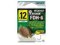 Hooks Owner Feeder Hook FDH-6 Barbless - #8