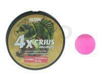 Braided Line Jaxon Crius 4X Ultralight Pink 150m - 0.042mm