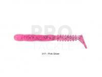 Soft Bait Reins Rockvibe Shad 4 inch - 317 Pink Silver