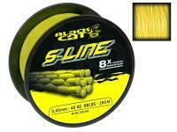 Braid Line Black Cat S-Line Yellow 180m 0.45mm 50kg / 110lbs